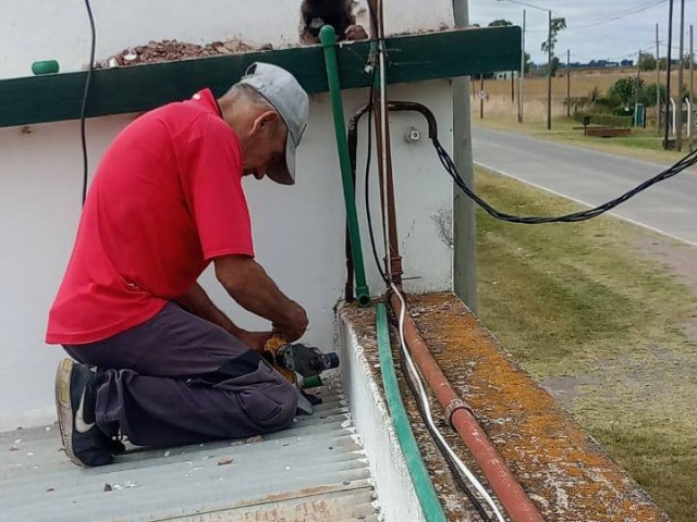 Hinojo avanza con obras en el �Enrique De la Quintana�